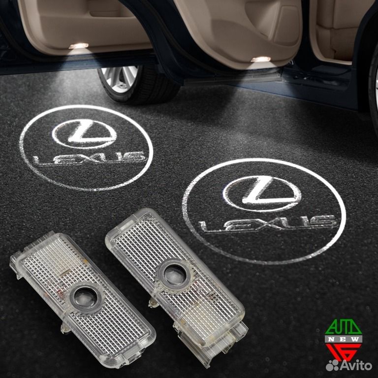 Штатная подсветка дверей Лексус RX - Lexus RX (200