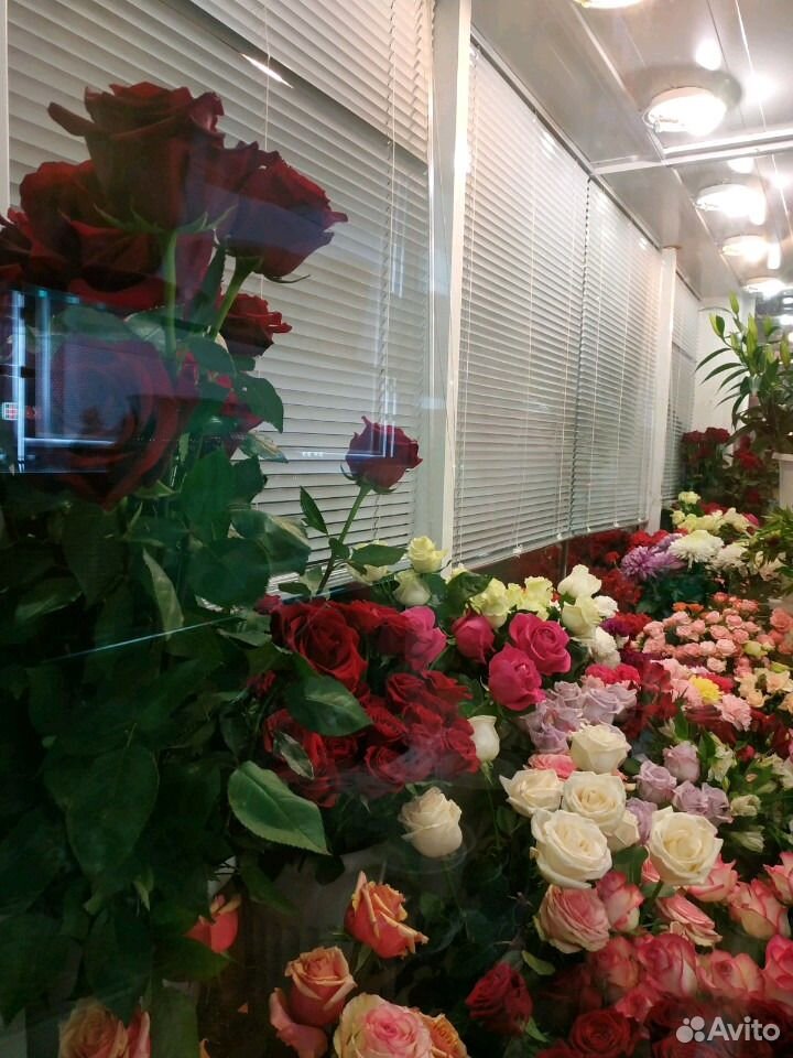 Розы метровые высокие с доставкой за час купить на Зозу.ру - фотография № 2