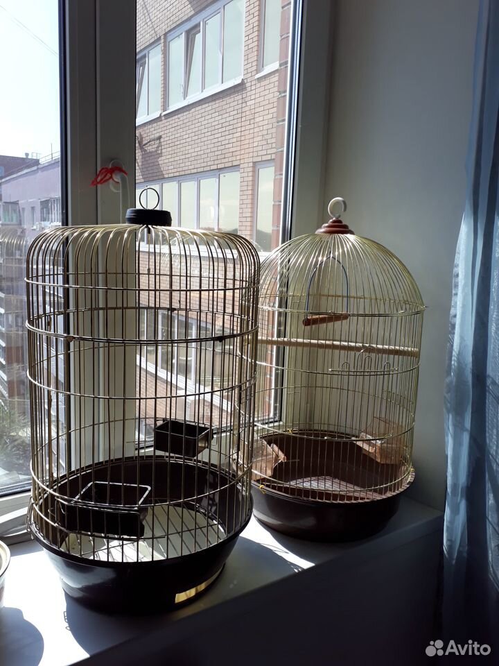Две Клетки h65см, отл сост Птице Попугаю купить на Зозу.ру - фотография № 8