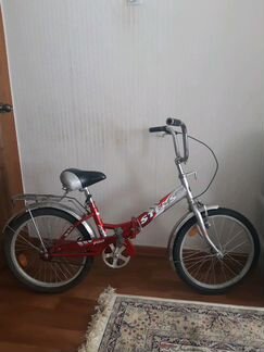 Детский подростковый велосипед,складной