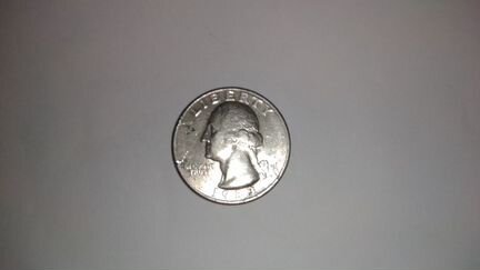 Монета liberty quarter dollar1985 г