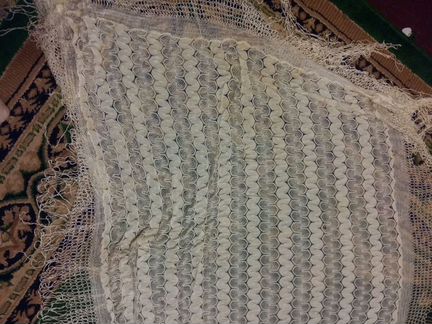 Старинный платок ручной работы 180 лет