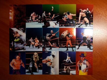 Коллекционые карточки WWF 1999 года в ассортименте