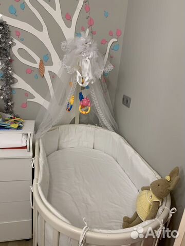 Кроватка трансформер ellipsebad 6в1