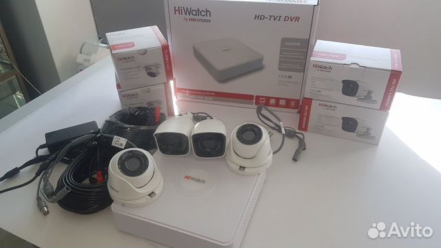 Комплект видеонаблюдения на 4 камеры