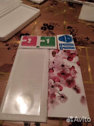 Защитное стекло и чехол для sony xa1 новые