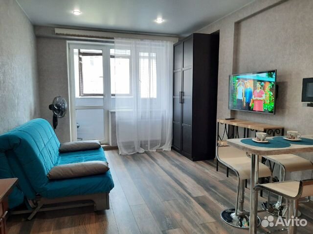 

Квартира-студия, 27 м², 2 кровати