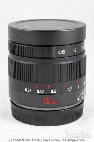 Объектив 7artisans 35mm F0.95 Fujifilm-X