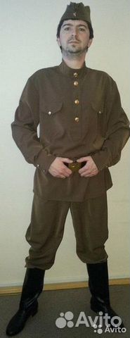Костюм военный напрокат для взрослого размер 48-50