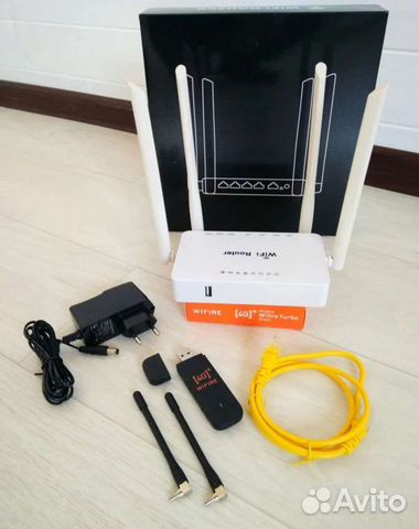 Комплект для 4G 3G интернета (роутер,модем, антенн