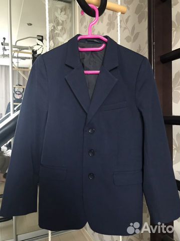 Школьный пиджак синий 128 Старт