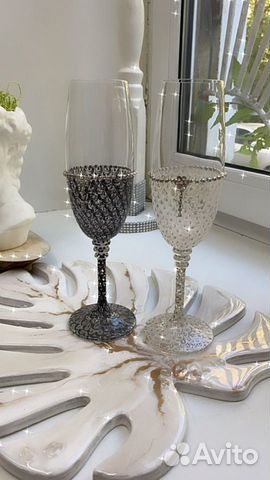 Бокалы для молодоженов на свадьбу