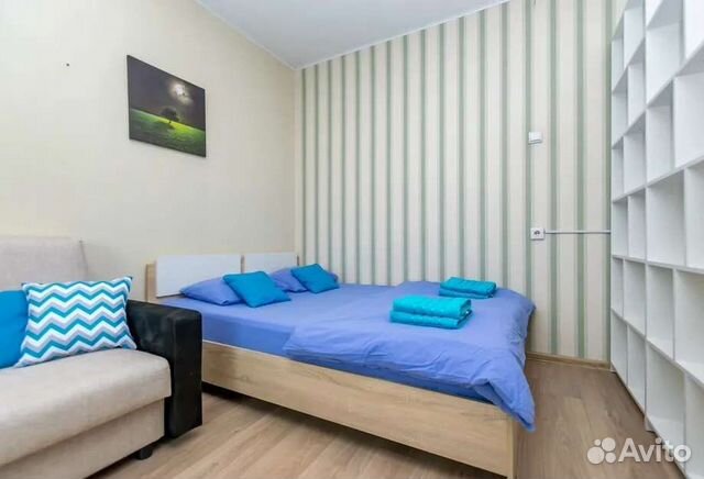 

1-к. квартира, 37 м², 2 кровати