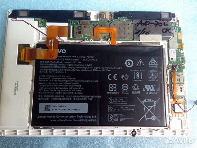 Lenovo tab 2 a10 70l схема платы