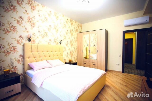 

2-к. квартира в апарт-отеле, 65 м², 2 кровати