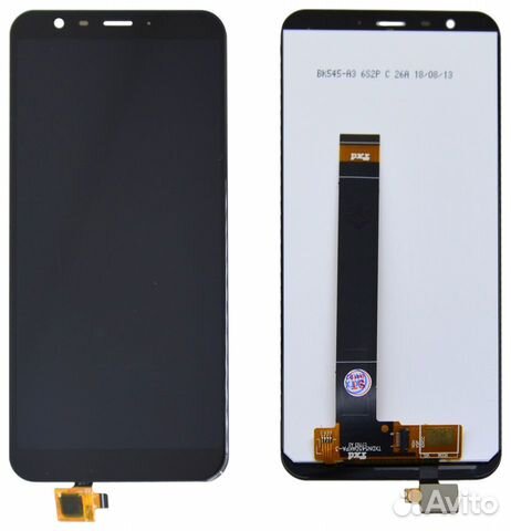 Дисплей для Meizu M8C+ тачскрин (черный)