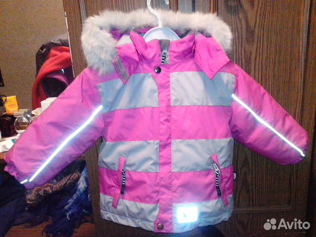 Куртка зимняя для девочки р. 80+ 6 изософт 220 гр