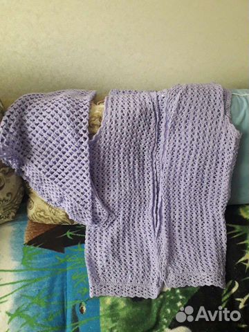 Женский шарф и кофта