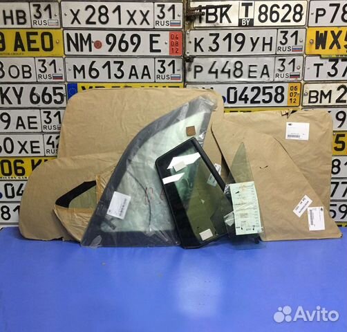 Стекло боковое опускное для Kia левый руль