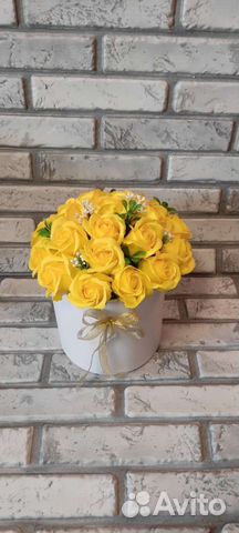 Букет из мыльных роз