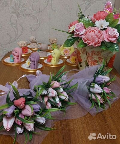 Букетик тюльпанов на 8 марта