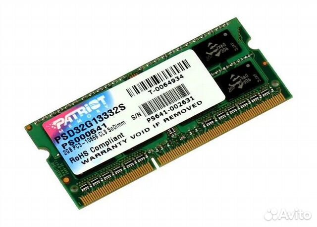 Оперативная память для ноутбука DDR3 2GB 1333
