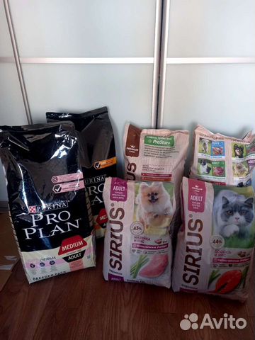 Корм Сириус, Purina ProPlan, Роял канин