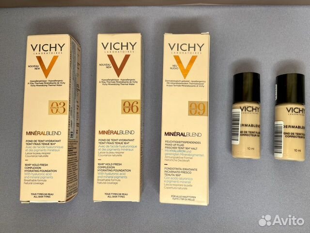 Крем тональный Vichy, L’Oréal, Nyx, Shu uemura