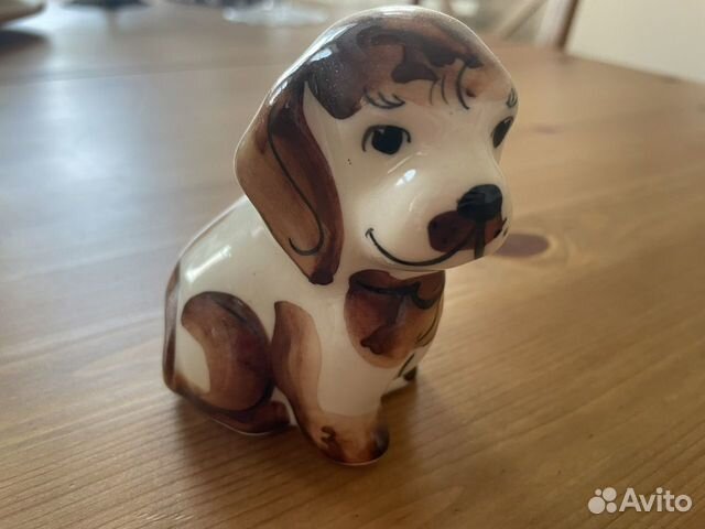 Статуэтка Собака фарфоровая лфз