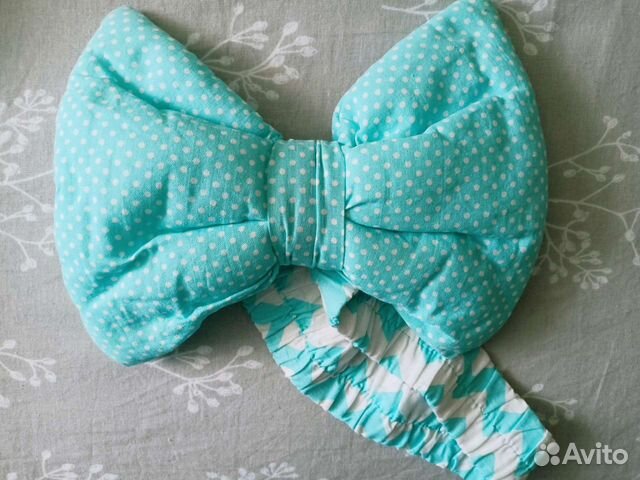 Бант для одеяла на выписку,подушка для грудничка