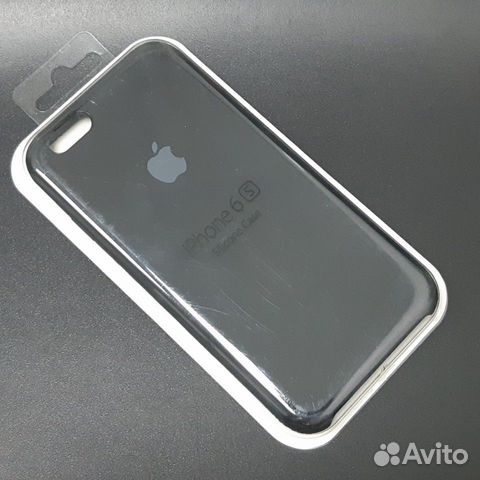 Силиконовый чехол на iPhone 6 / 6S чёрный