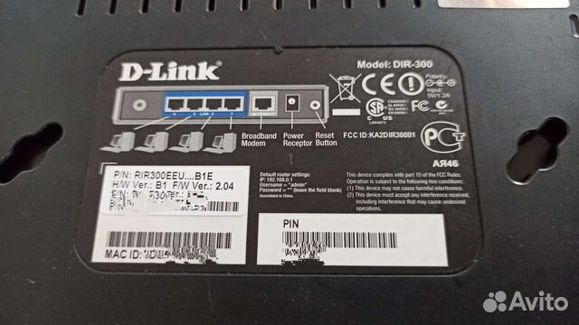 Wi Fi роутер d-link dir 300