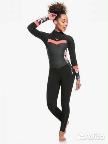 Гидрокостюм roxy 4/3мм Syncro GBS Back Zip Женски