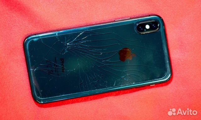 Как заменить заднее стекло на iphone xr iPhone X сломан дисплей купить в Санкт-Петербурге Бытовая электроника Авито