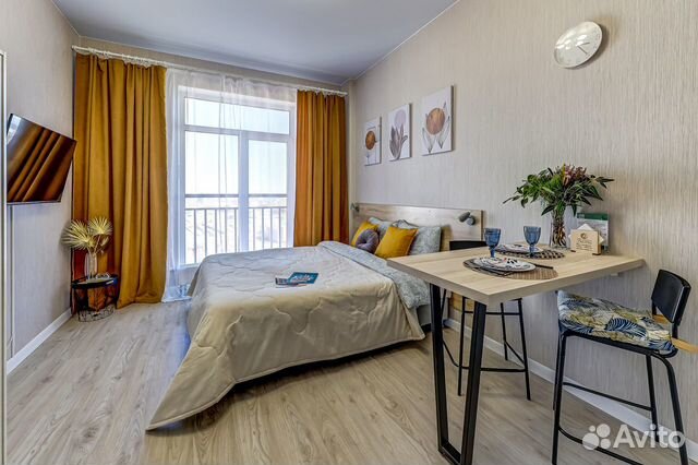 

Квартира-студия, 25 м², 1 кровать