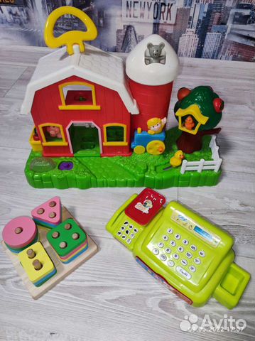 Развивающие игрушки, погремушки, сортеры, мобили