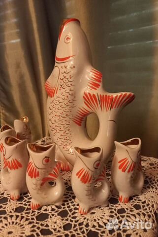 Графин и стопки. Времен СССР