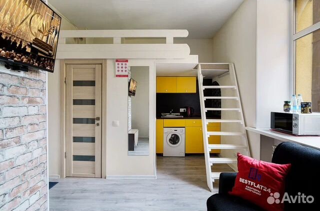 

Квартира-студия, 21 м², 2 кровати
