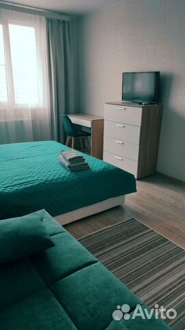 

1-к. квартира, 38 м², 2 кровати