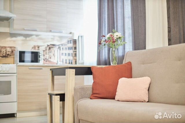

Квартира-студия, 35 м², 2 кровати
