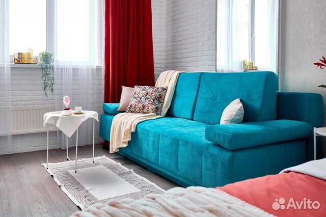 

Квартира-студия, 34 м², 2 кровати