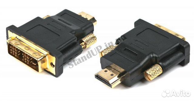 Переходник DVI-D - hdmi (DVI папа - hdmi папа)