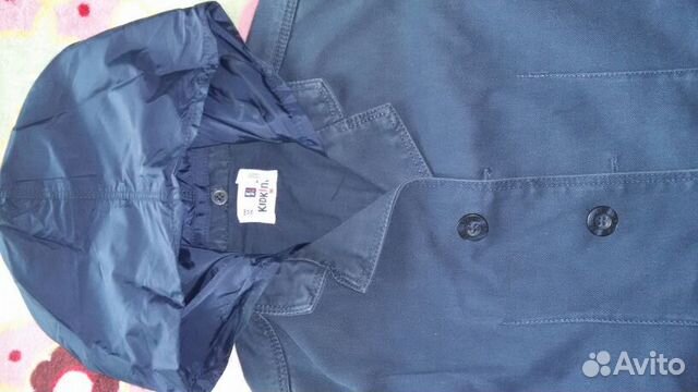 Шикарный пиджак со съемным капюшоном ф. Prenatal р