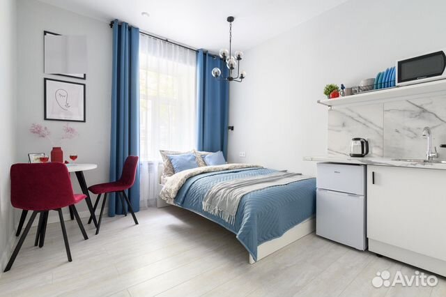 

Квартира-студия, 15 м², 1 кровать