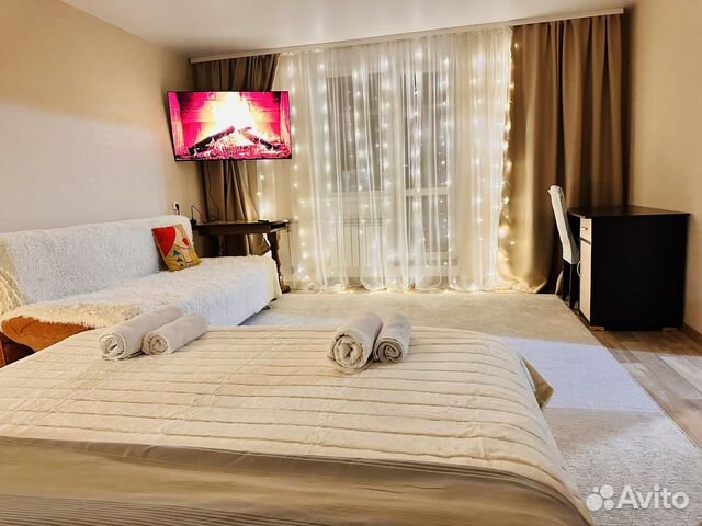 

1-к. квартира, 42 м², 2 кровати