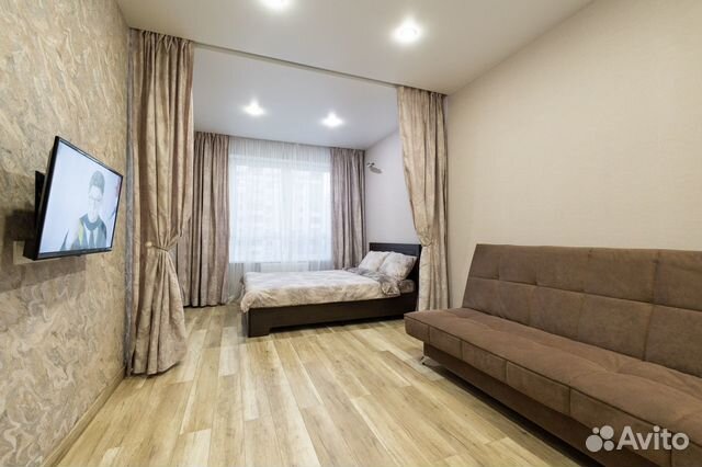 

1-к. квартира, 37 м², 2 кровати