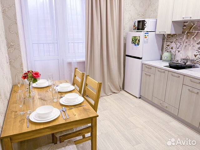 

1-к. квартира, 34 м², 2 кровати