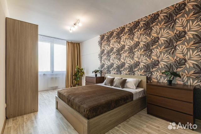 

1-к. квартира, 45 м², 3 кровати