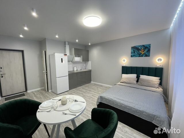 

Квартира-студия, 24 м², 2 кровати