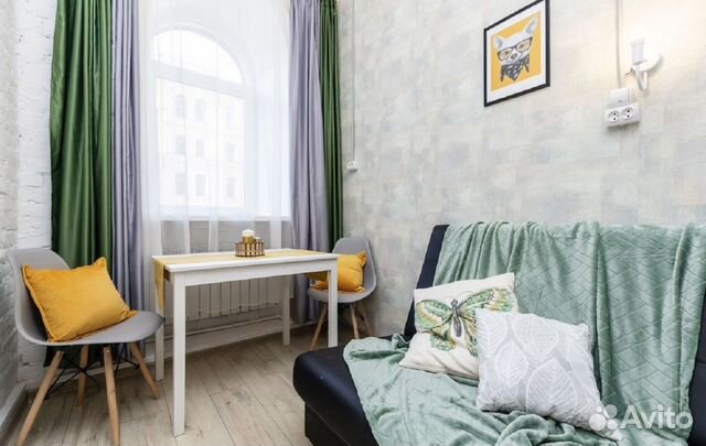 

Квартира-студия, 18 м², 2 кровати